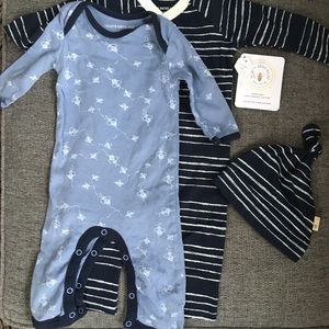 Burt’s Bees Organic Cotton Jumpsuit Bundle